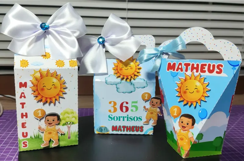 Kit Caixas Personalizadas 365 Sorrisos 3D (3 Caixas)